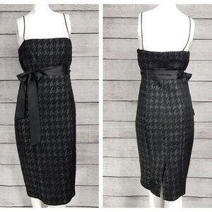 Ice Iceberg IT 42 / S Black Cocktail Sheath Dress